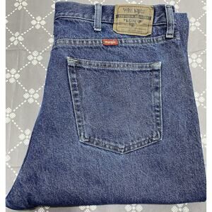 Wrangler Jeans Mens Sz 38x29 Denim Blue Regular Fit Designer Dad Jeans Y2K A8